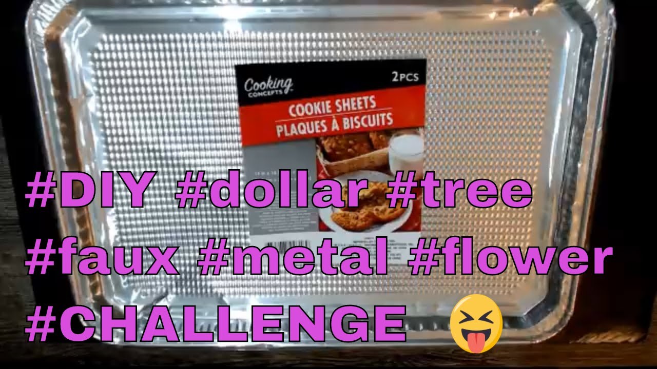 #faux #metal #flower #Dollar #Tree #Challenge #DIY Fun foil faux metal #Sunflower