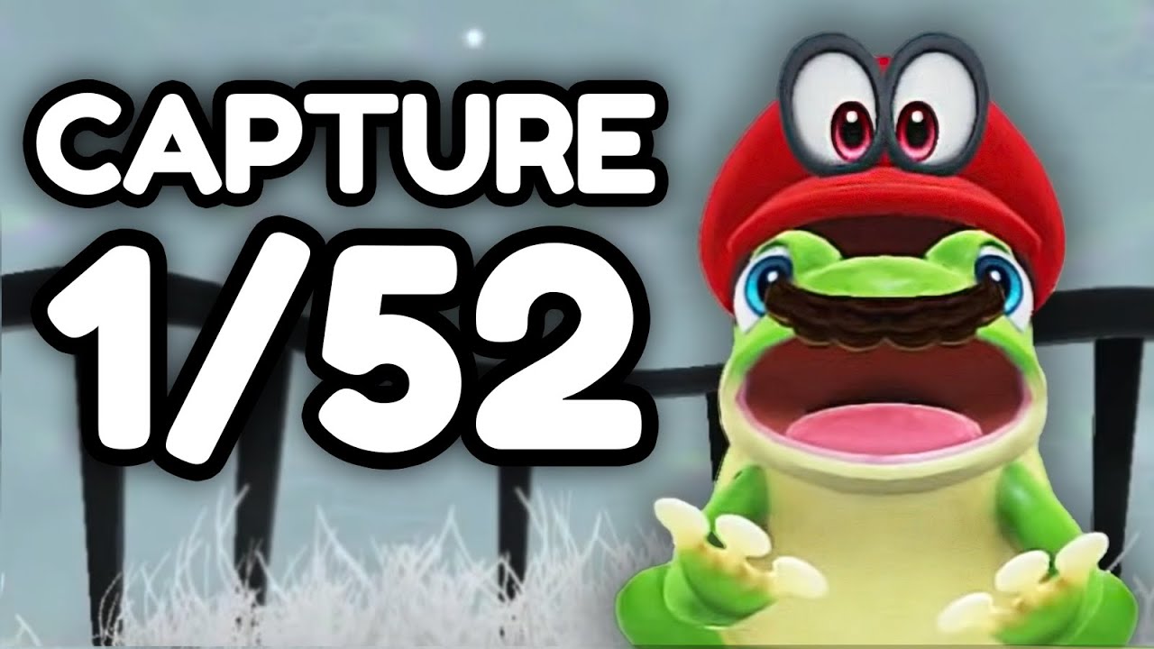 Capturing everything in Mario Odyssey because my son refuses to.