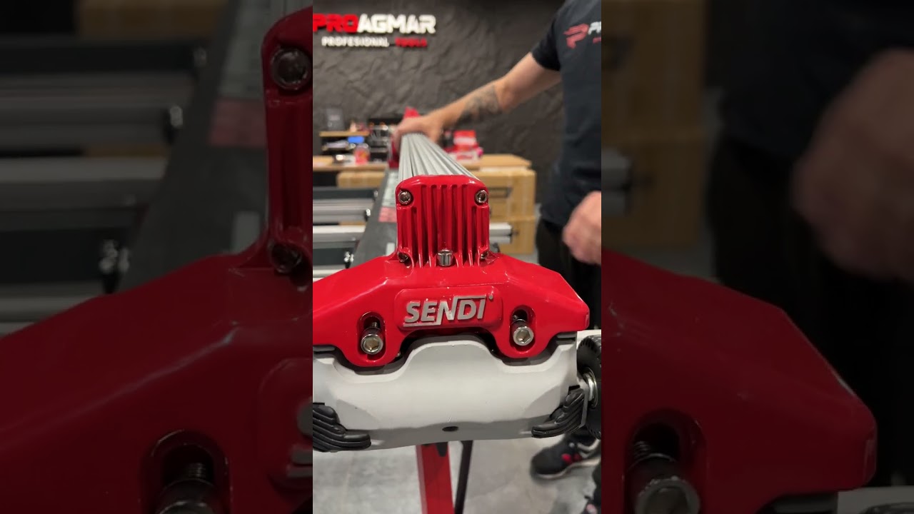 Test oraz om&oacute;wienie przecinarki SENDI Ultra Procutter 120cm sklep glazurnika PROAGMAR