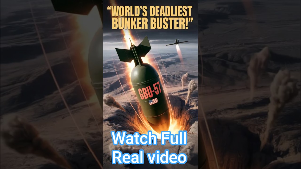 GBU-57 Bunker Buster Bomb &ndash; World's Most Powerful Penetrator Weapon Explained!