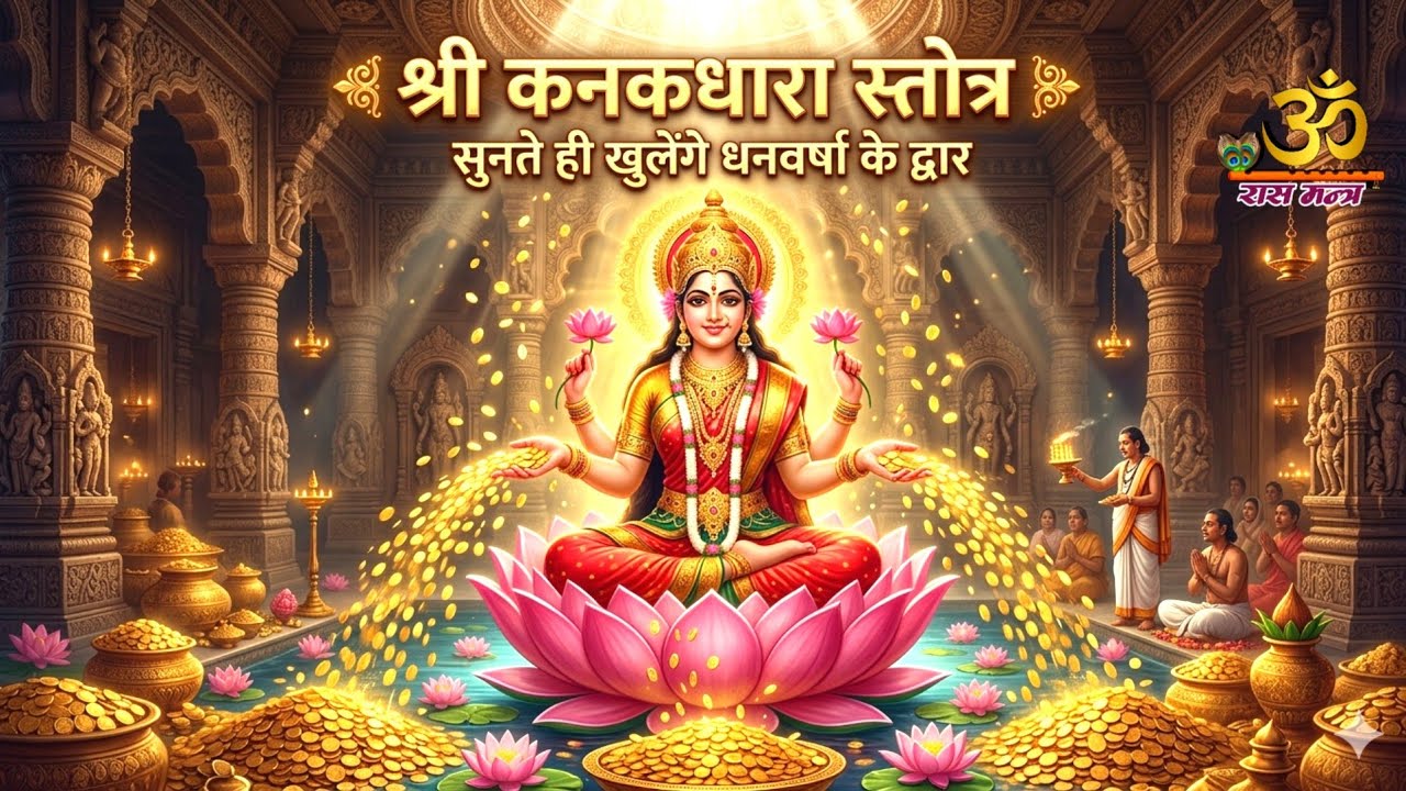 Shri Kanakdhara Stotram Full Path | रोज़ एक बार सुनें धन और माता लक्ष्मी कृपा प्राप्त करें