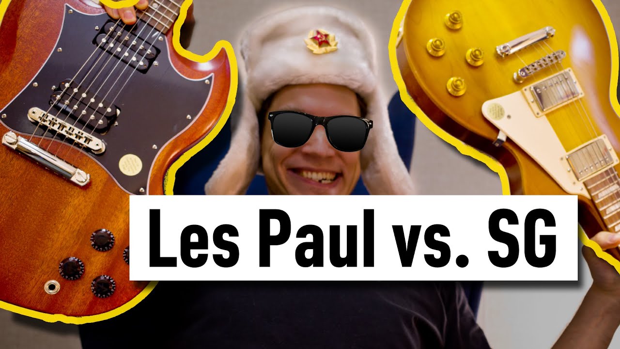 Сравнение электрогитар GIBSON - LES PAUL vs SG / Tribute USA | Сергей Табачников