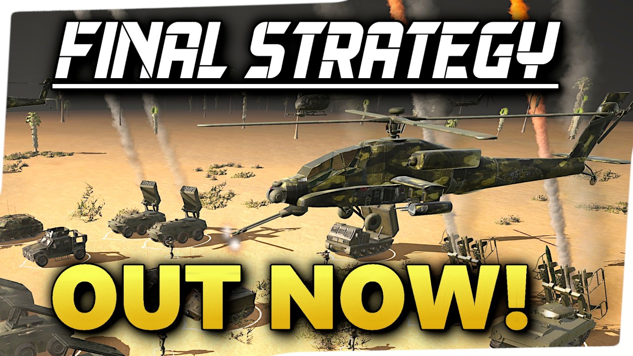 Military Drone gameplay in RTS arrives on modern battlefields in indie RTS game Final Strategy!