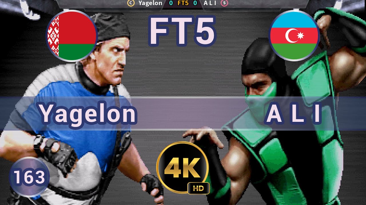 UMK3 - 🇧🇾 Yagelon vs A L I 🇦🇿 FT5 / 4K 60 FPS #umk3 #ultimatemortalkombat3 #team99hits #fightcade