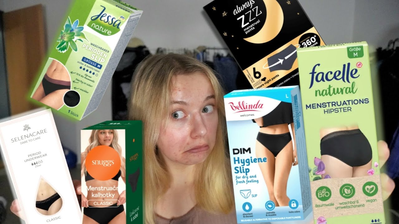 ZKOUŠÍM RŮZNÉ MENSTRUAČNÍ KALHOTKY — VYPLATÍ SE?