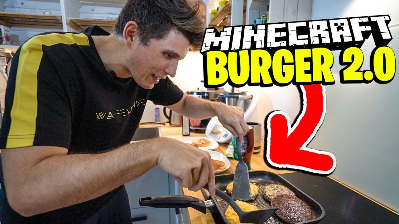 Paluten & Sturmwaffel braten den Minecraft BURGER 2.0