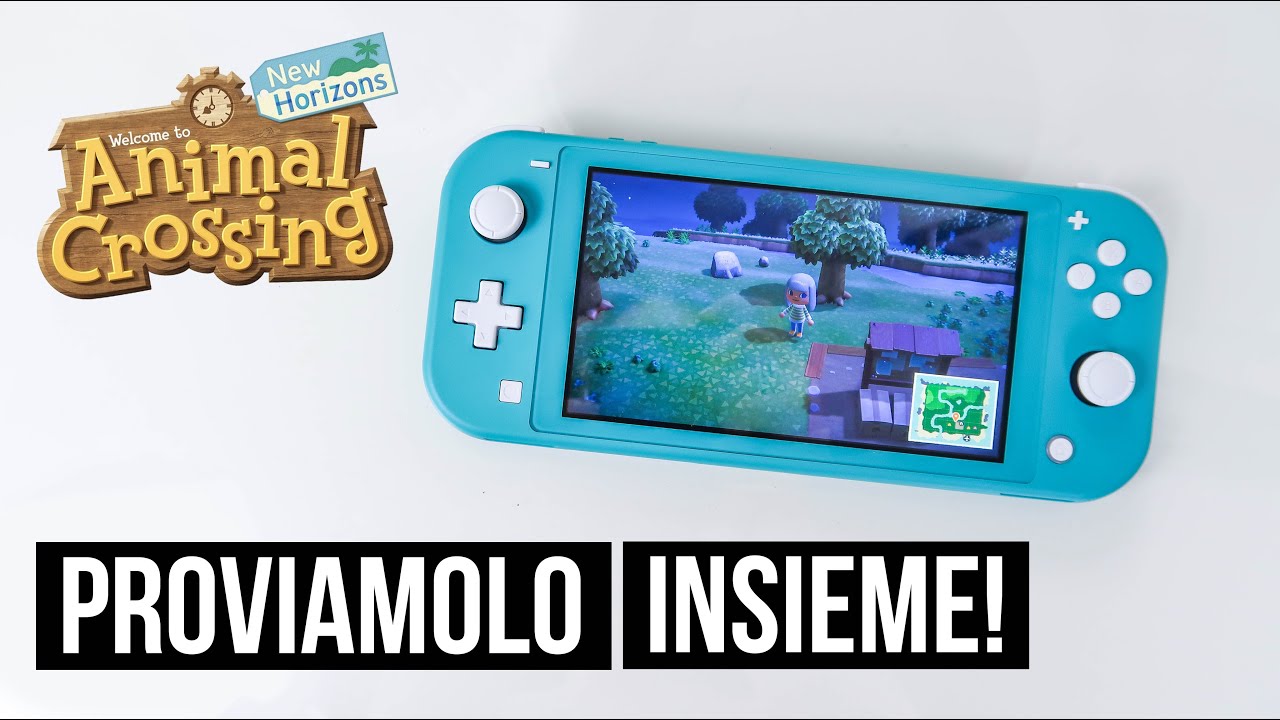 PROVIAMO INSIEME PER LA PRIMA VOLTA ANIMAL CROSSING: NEW HORIZONS! 😍 // Nintendo Switch Lite #1