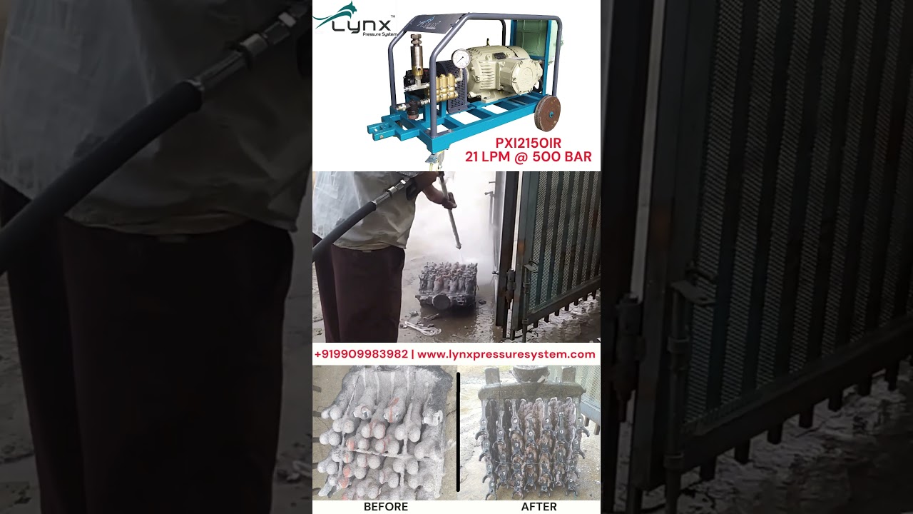 7250 PSI / 500 BAR Water Jet Cleaning, Hydro Jetting & Blasting Machine Manufacturers
