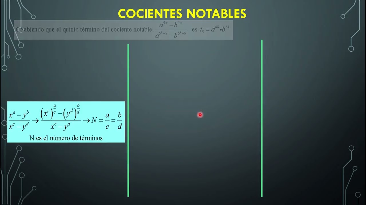 (G15-MAT) CLASE 2 COCIENTE NOTABLES UNIV VELASCO CALZADA PEDRO DANIEL
