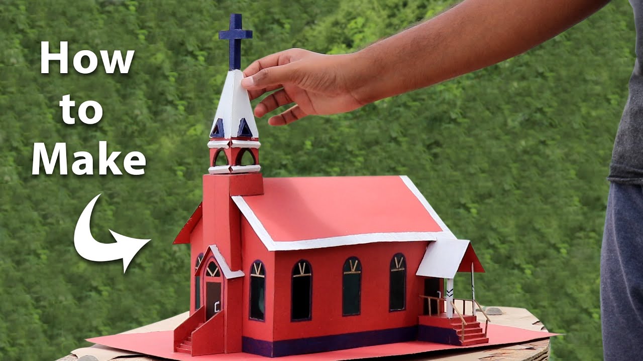 How to make Church using Cardboard