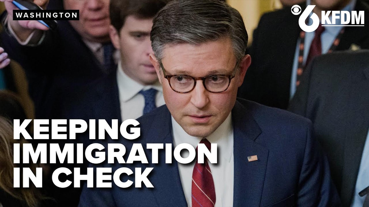 Speaker Johnson shares GOP approach to immigration after partial government shutdown ends