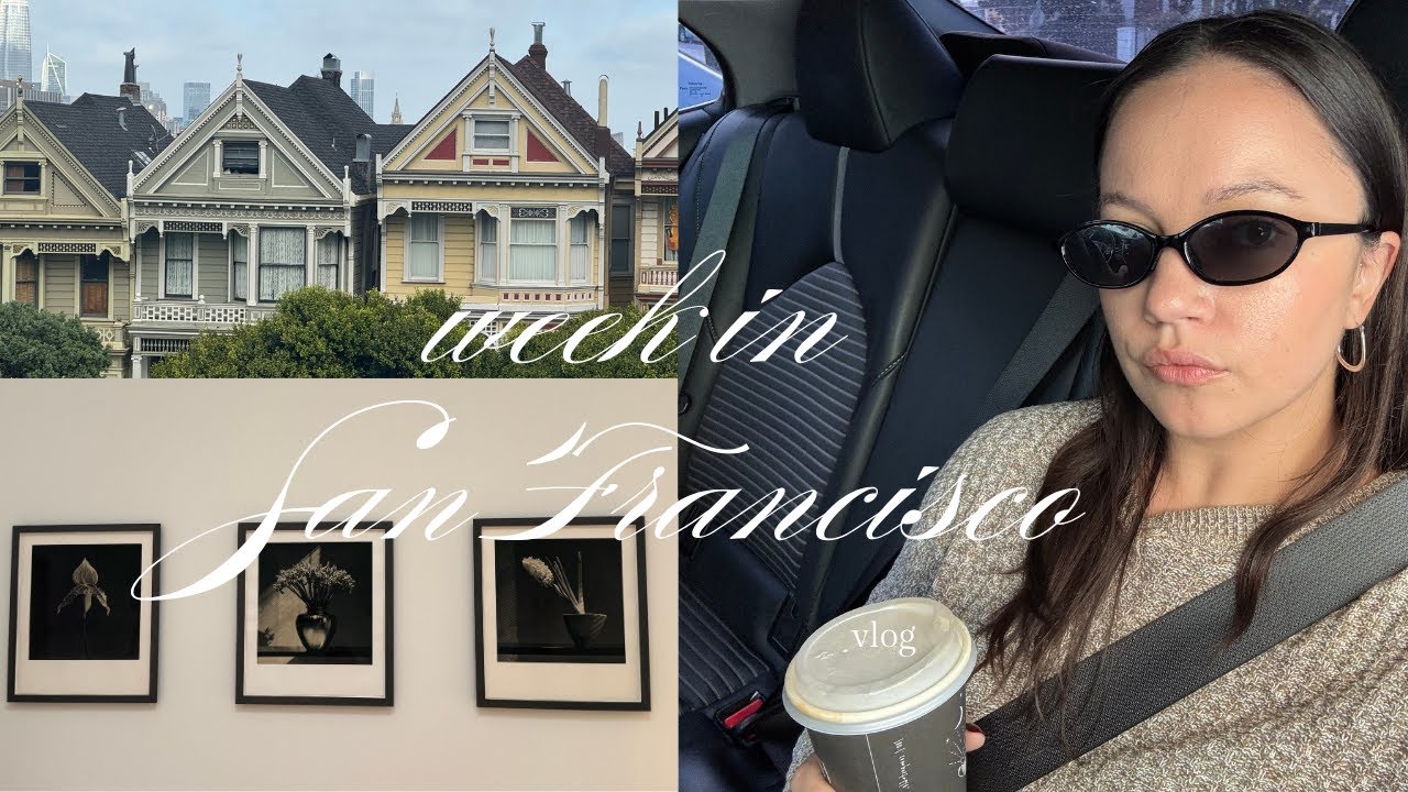 week in SF - going into Sephora office, MoMA, fam time