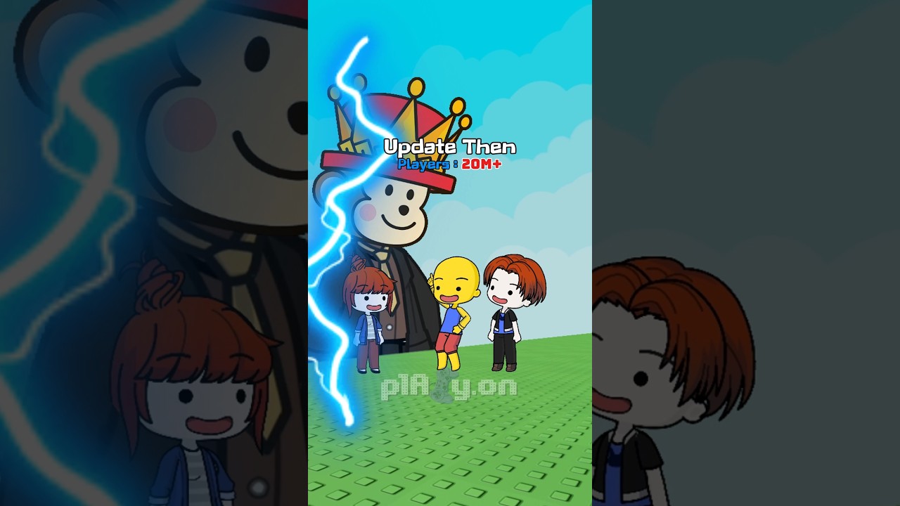 Grow a Garden Now vs Back Then 🥺 #roblox #growagarden #robloxanimation