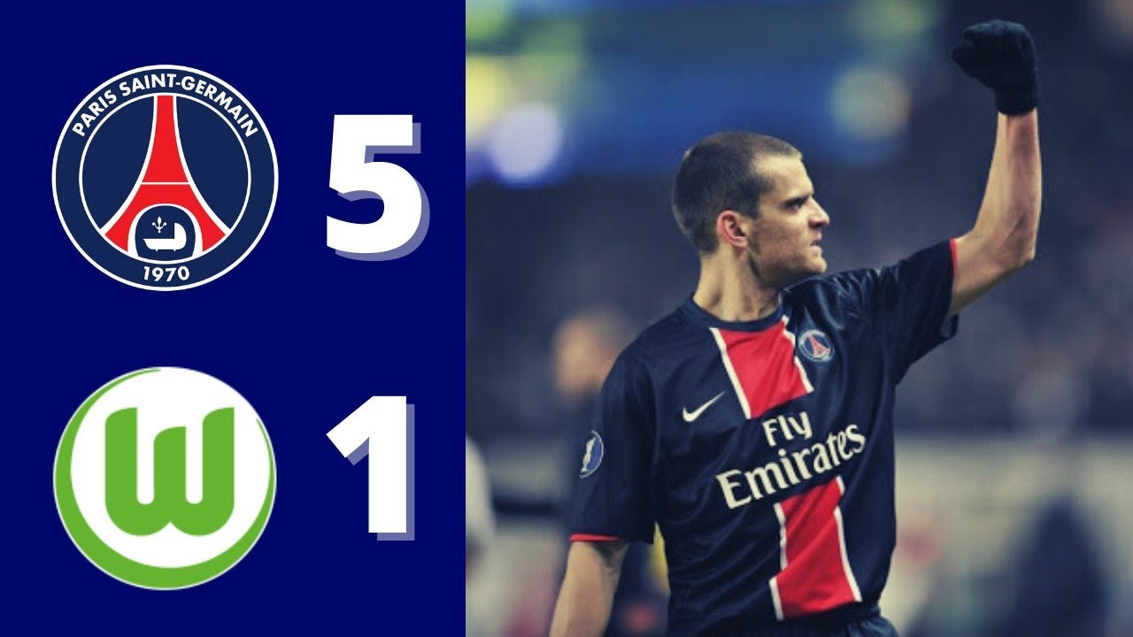 PSG - Wolfsburg : 5-1 | Résume en français ( canal + sport ) | coupe de l'UEFA ( aller + retour )