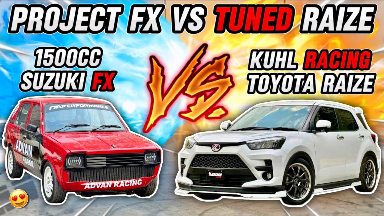 Project FX VS Kuhl Racing Tuned Toyota Raize 🔥 NA vs Turbo 😍 TEAM-4K