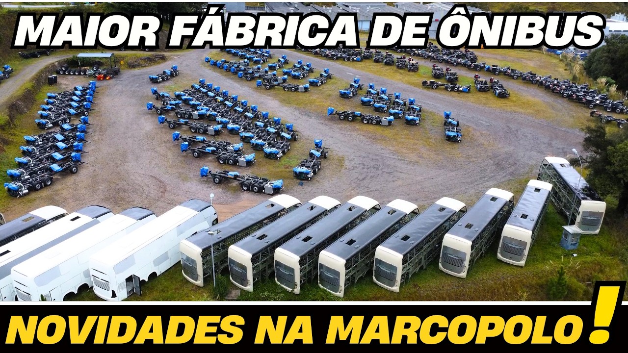 AS NOVIDADES DA FÁBRICA DA MARCOPOLO ÔNIBUS PELAS RUAS E AVENIDAS DE CAXIAS DO SUL!!