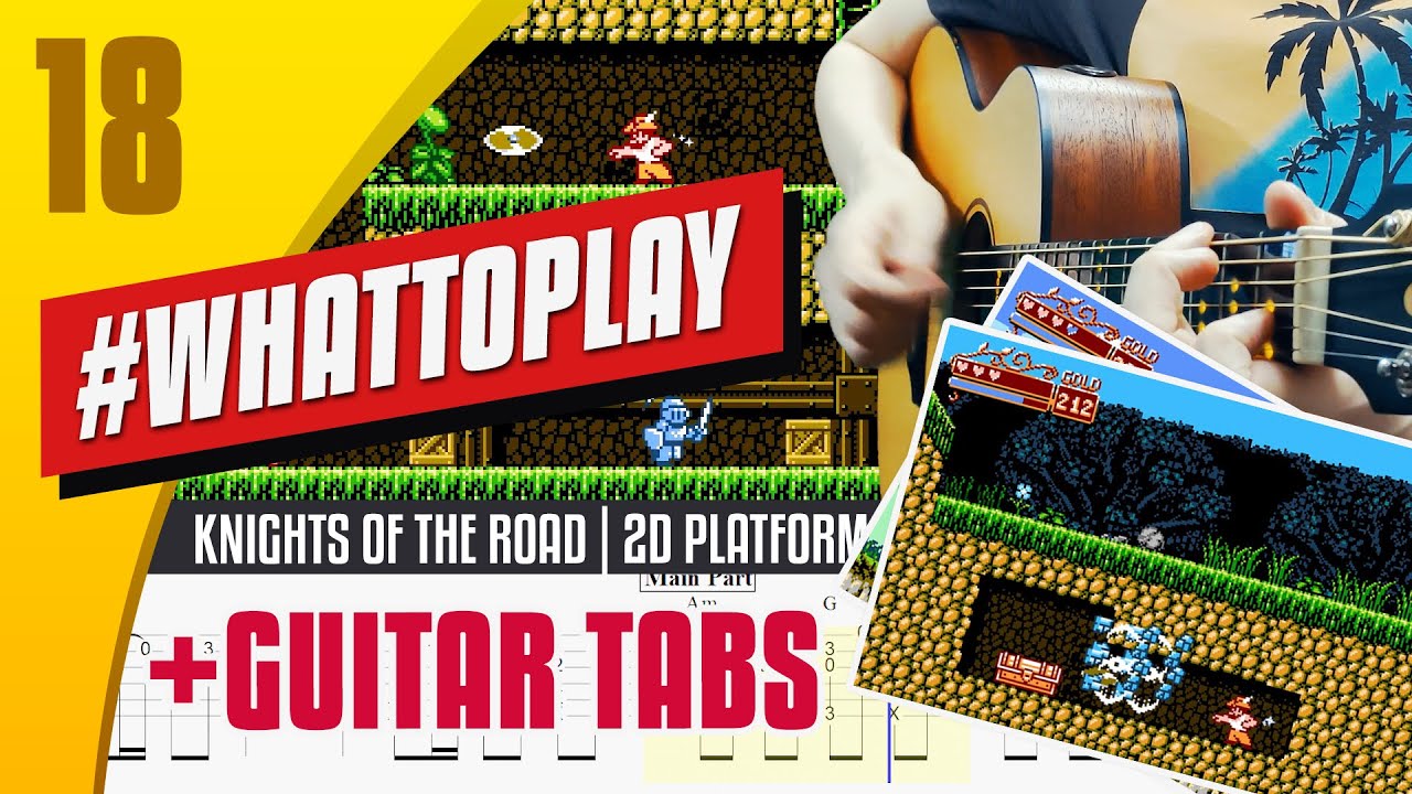 Irish folk music. Knights of the Road game OST. Guitar tabs