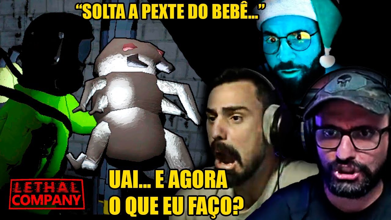 ZANFAS QUER ADOTAR UM PET NO LETHAL COMPANY COM SMZINHO FABIOCOG IBURA JONNYZUL