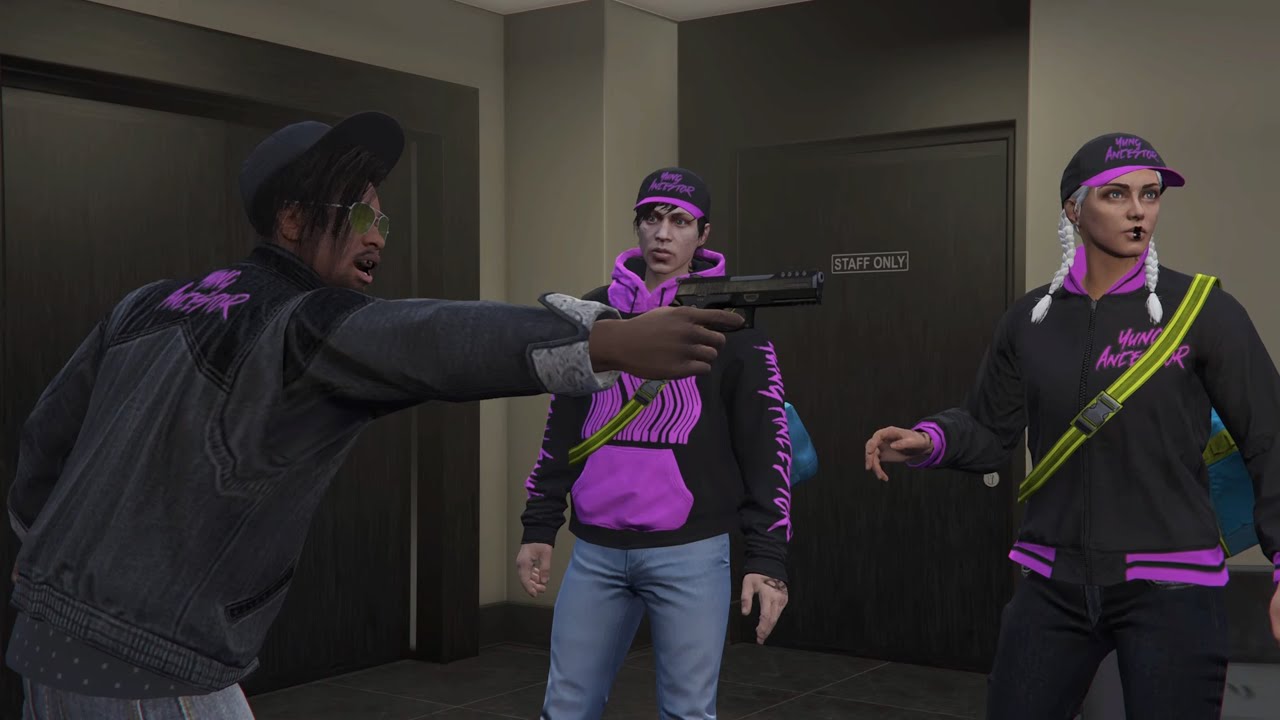 Yung Ancestor entry high roller exit - Diamond Casino Heist GTA Online Big Con Undetected