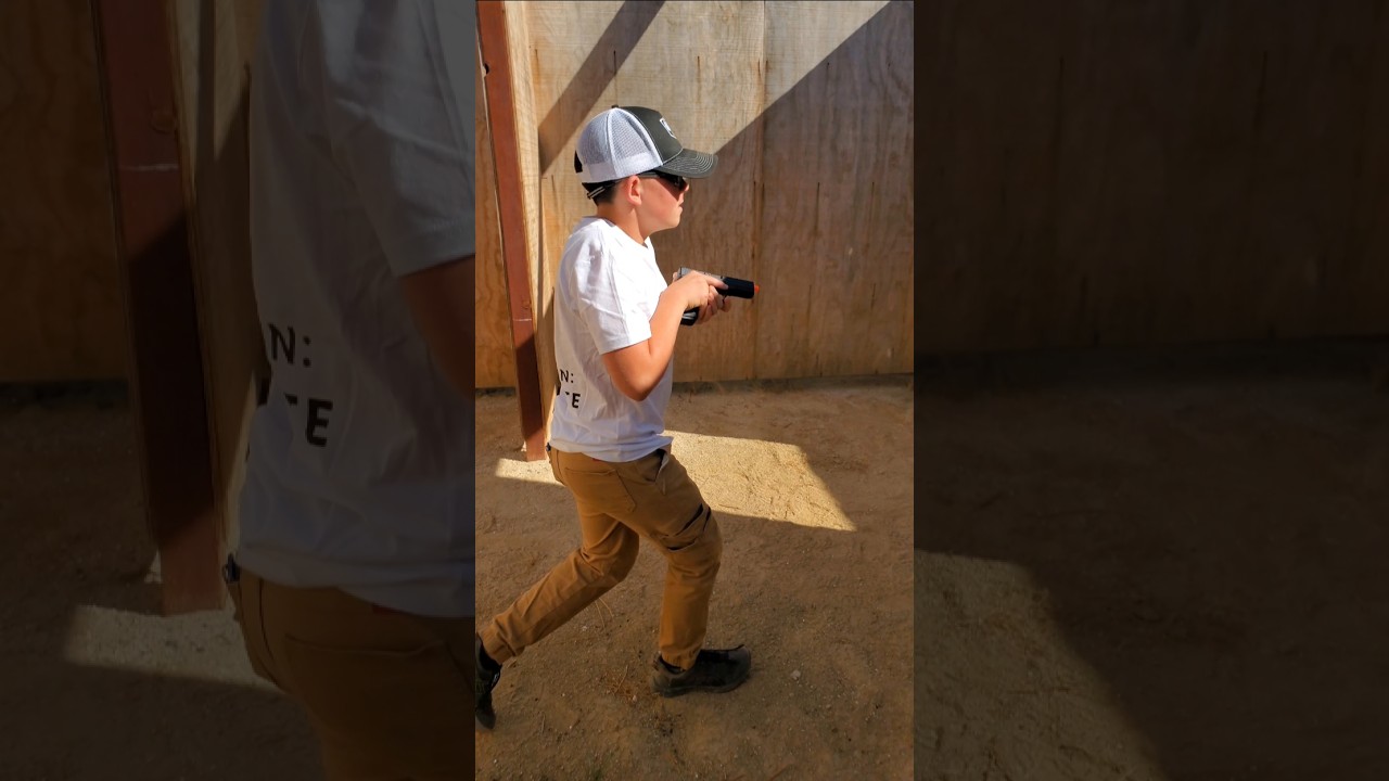 13 y.o. John Wick Protects his House #training #airsoft #tactical #military #protector