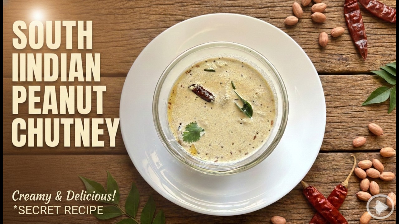 Perfect South Indian Peanut Chutney: Secret 