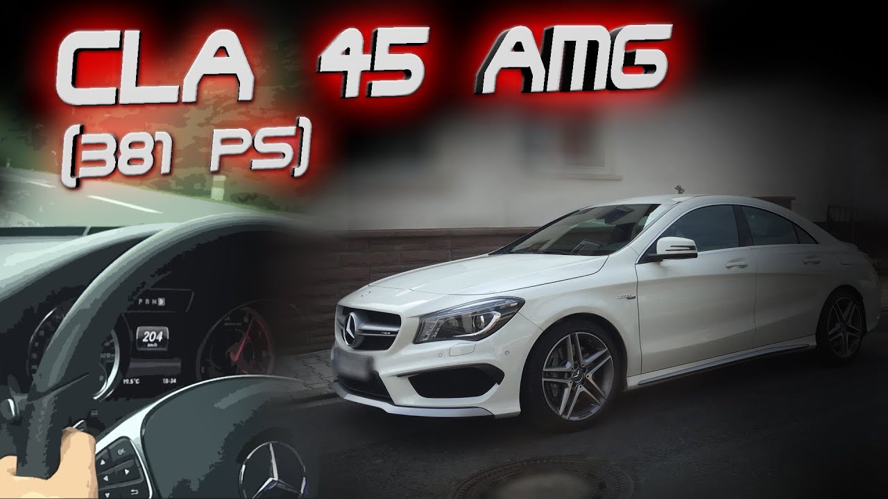 Mercedes CLA 45 AMG (2016, 381PS) | DRIVING, ACCELERATION & SOUND