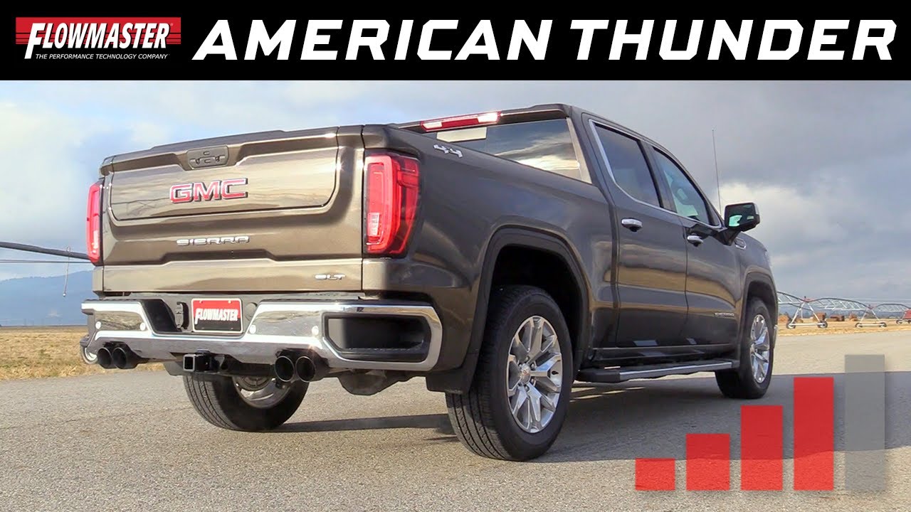 GM Silverado/Sierra 1500 6.2L 2019 года — выхлопная система American Thunder Cat-back 817891