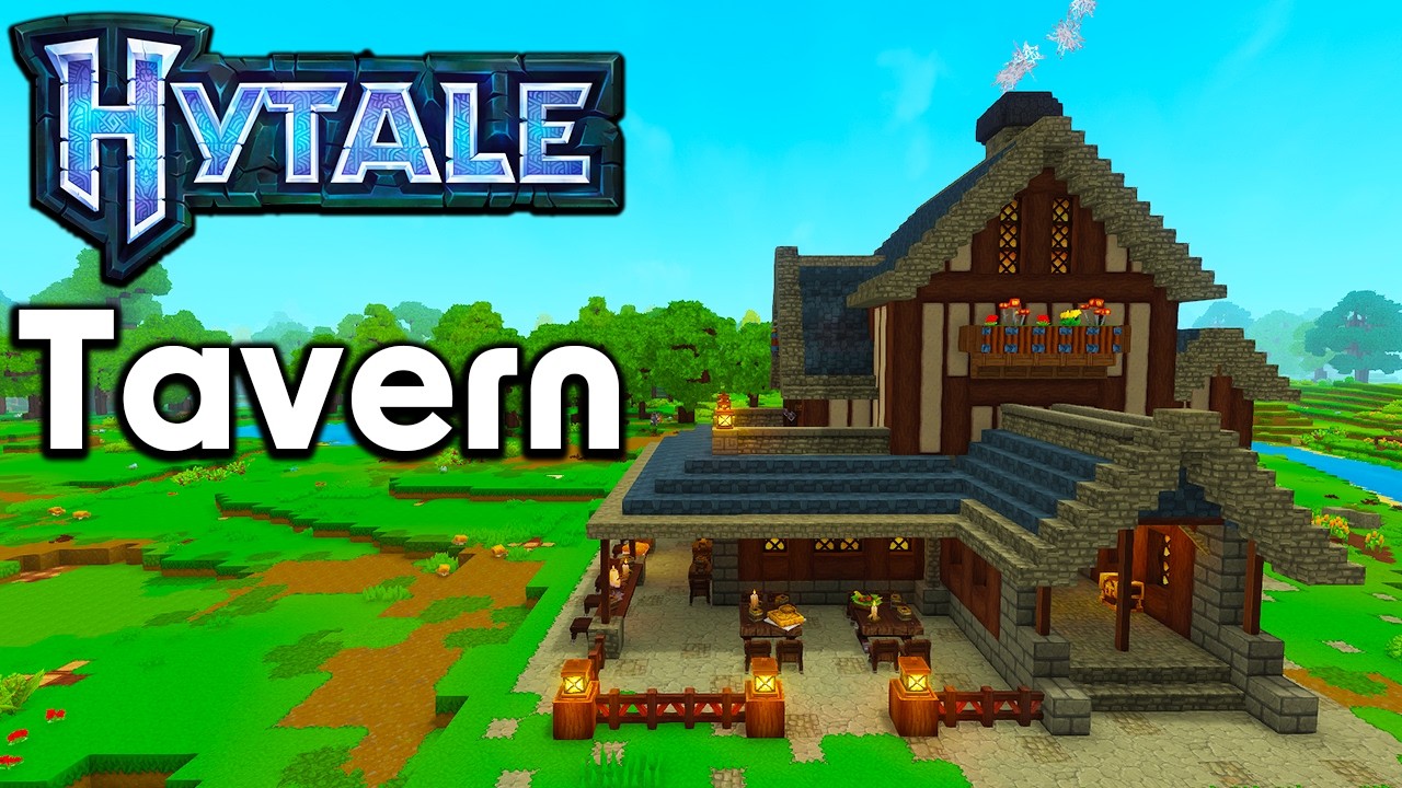 Hytale: Строим средневековую таверну в моём вечном мире