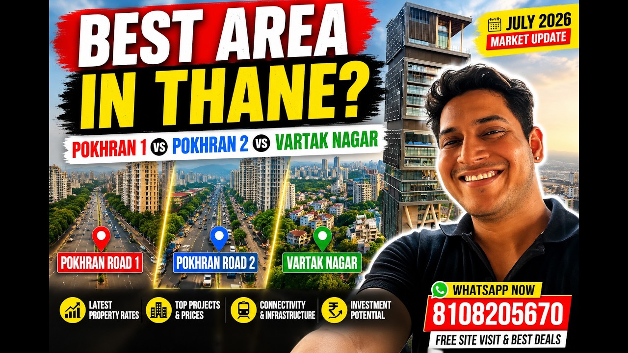 Thane Property Market 2026 🇮🇳 Pokhran Road 1, Pokhran Road 2 & Vartak Nagar Complete Buying Guide