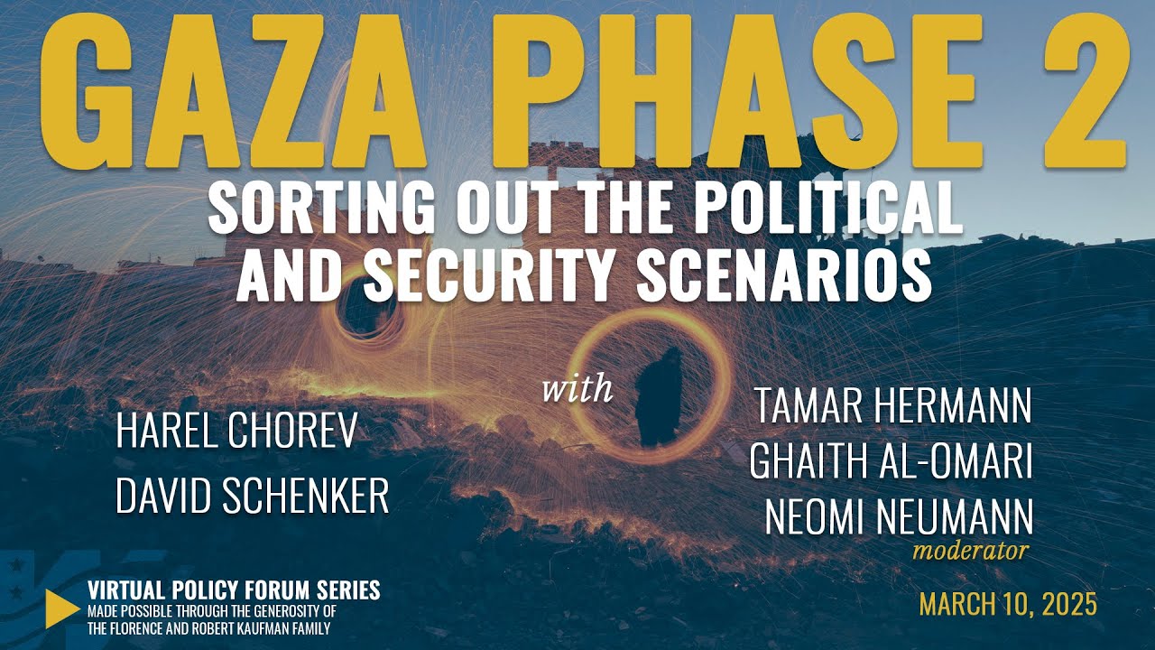 Gaza Phase 2: Sorting Out the Political and Security Scenarios