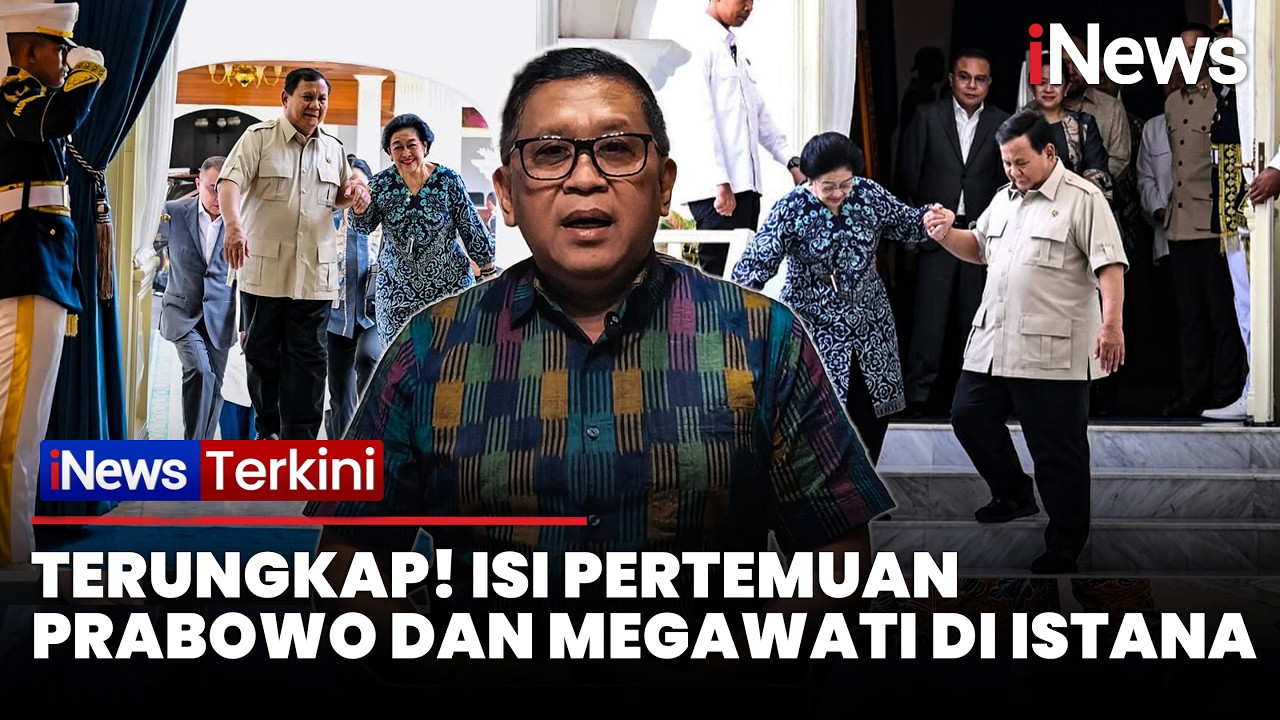 Prabowo-Megawati Bertemu, Sekjen PDIP Hasto: Bahas Efek Perang Iran ke Indonesia | iNews Terkini