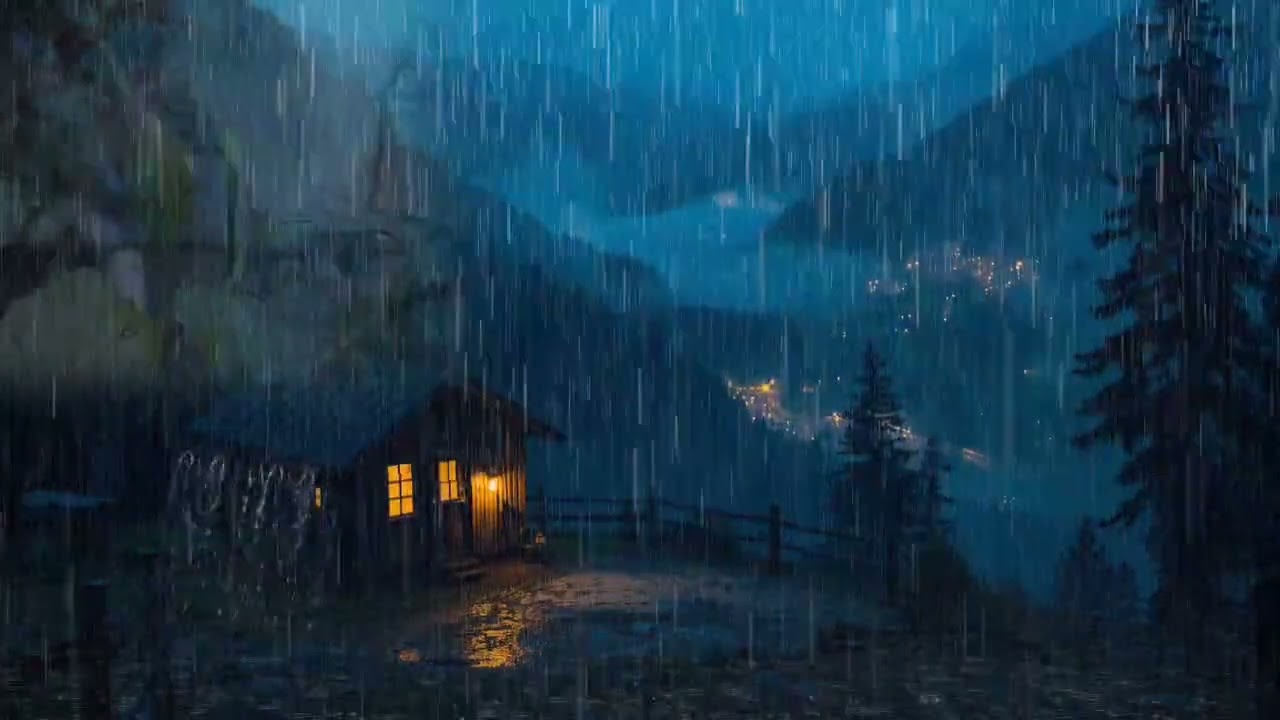 Rain Sounds for Sleeping and Studying | Relaxing Rain ASMR for Focus and Calm Mind