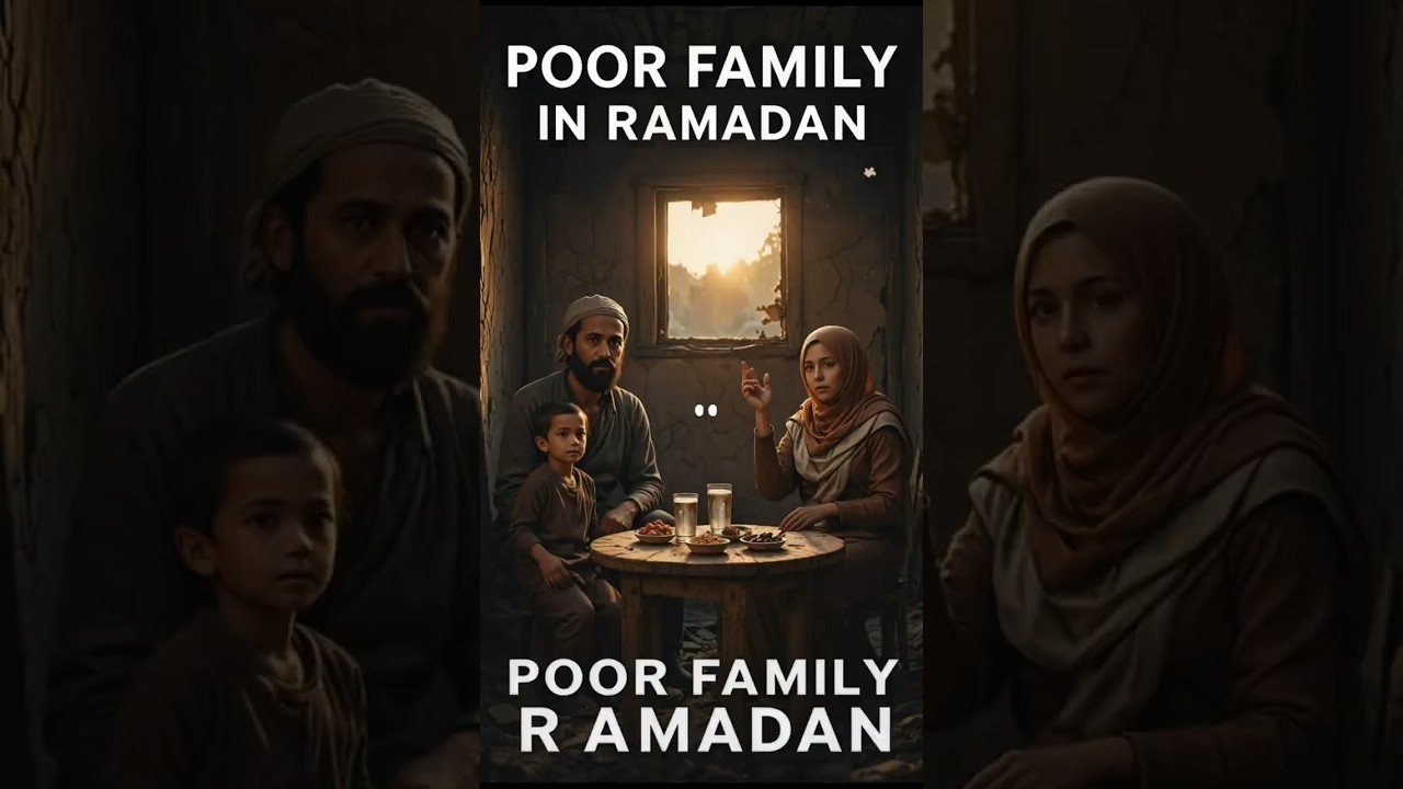 How Do Poor Families Break Their Fast in Ramadan? 😢🍽️ | Emotional Islamic Story