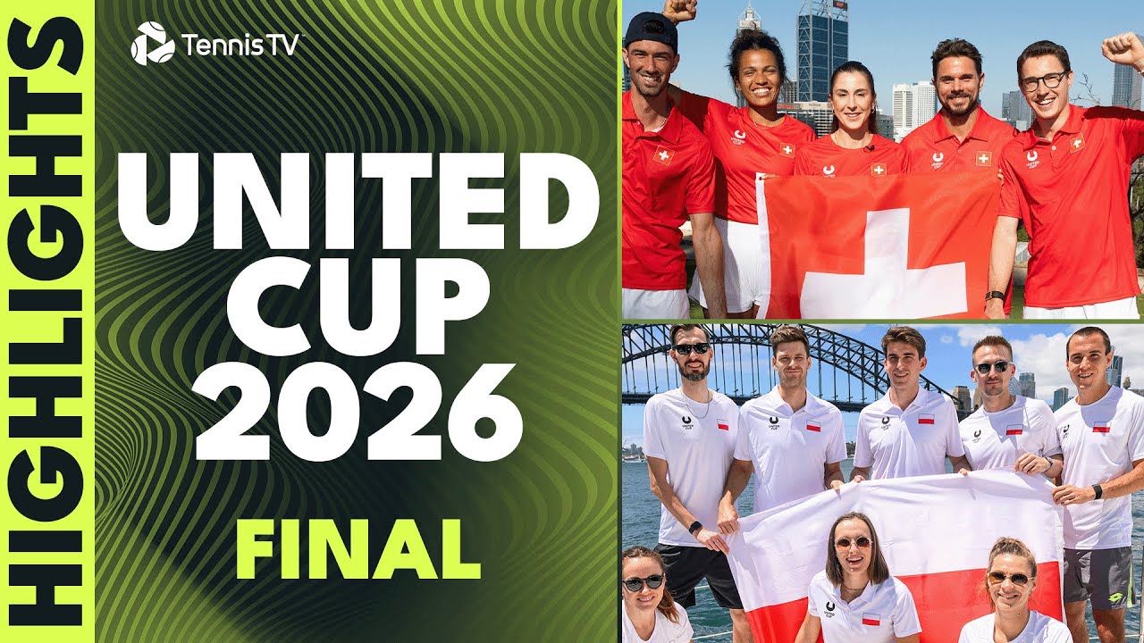 Switzerland vs Poland For United Cup Glory 🌍🏆 | United Cup 2026 Final Highlights