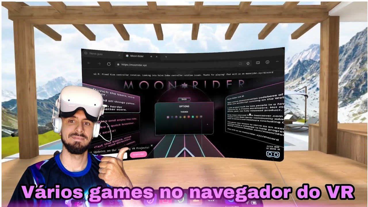 Muitos jogos grátis direto no navegador do VR! Links na Descrição!