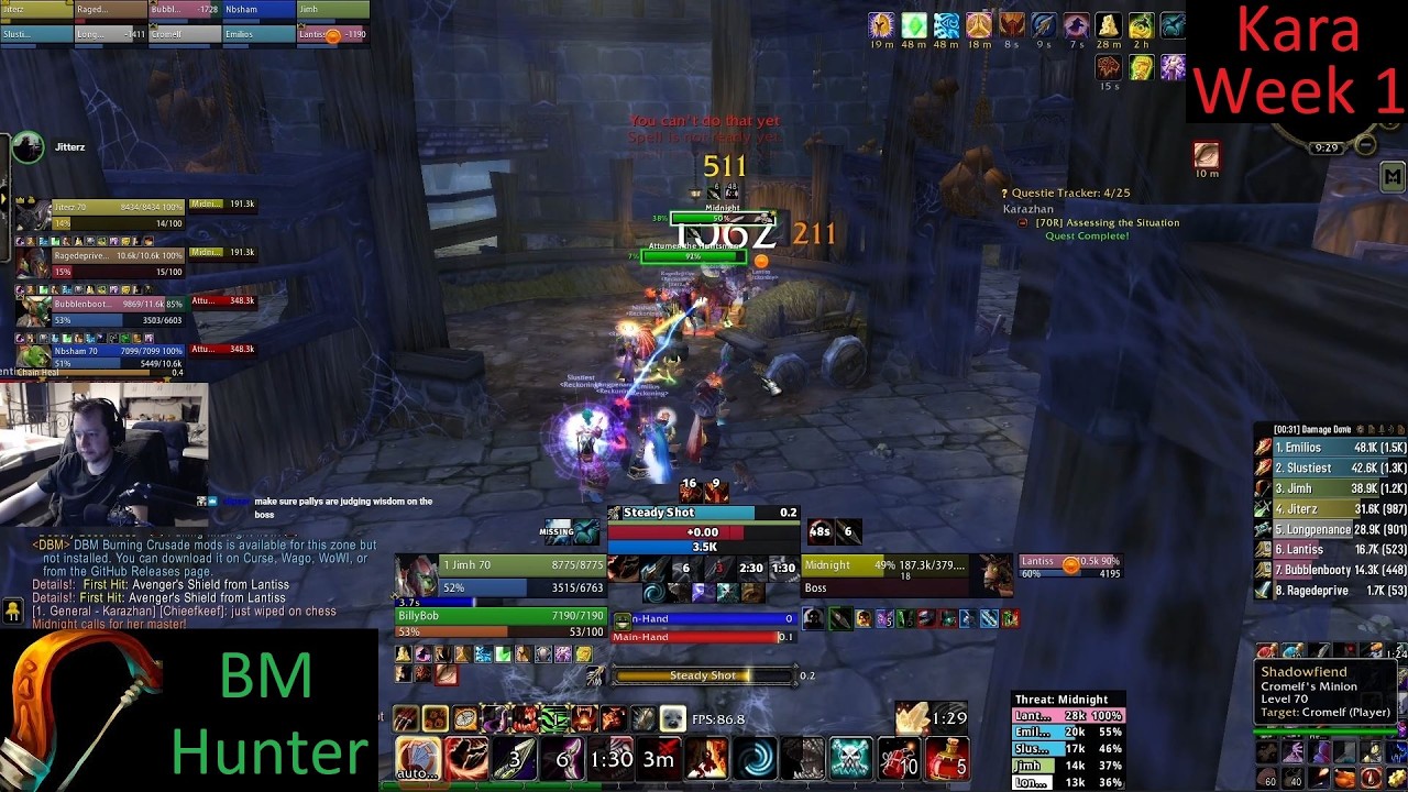 Kara - BM Hunter PoV - Week 1 TBC - 2-23-26