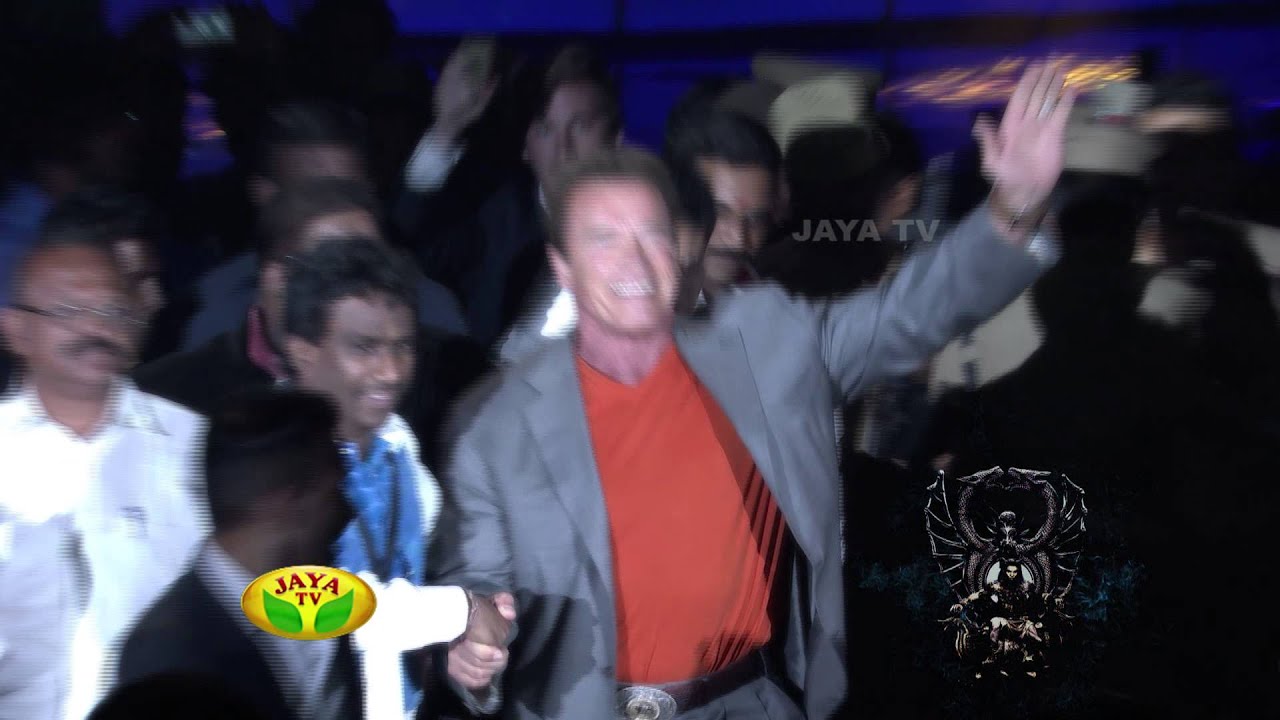 I Audio Launch Arnold Schwarzenegger Entry