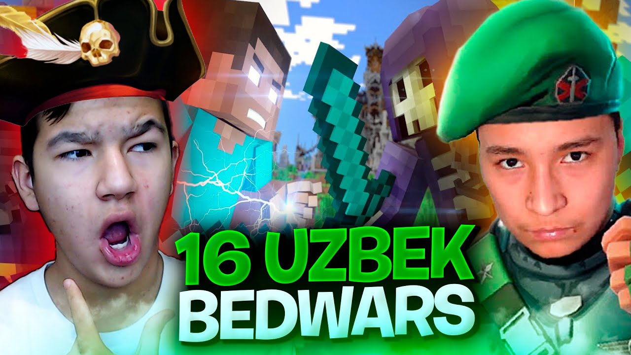 16 O'ZBEK BEDWARS DA ● MINECRAFT