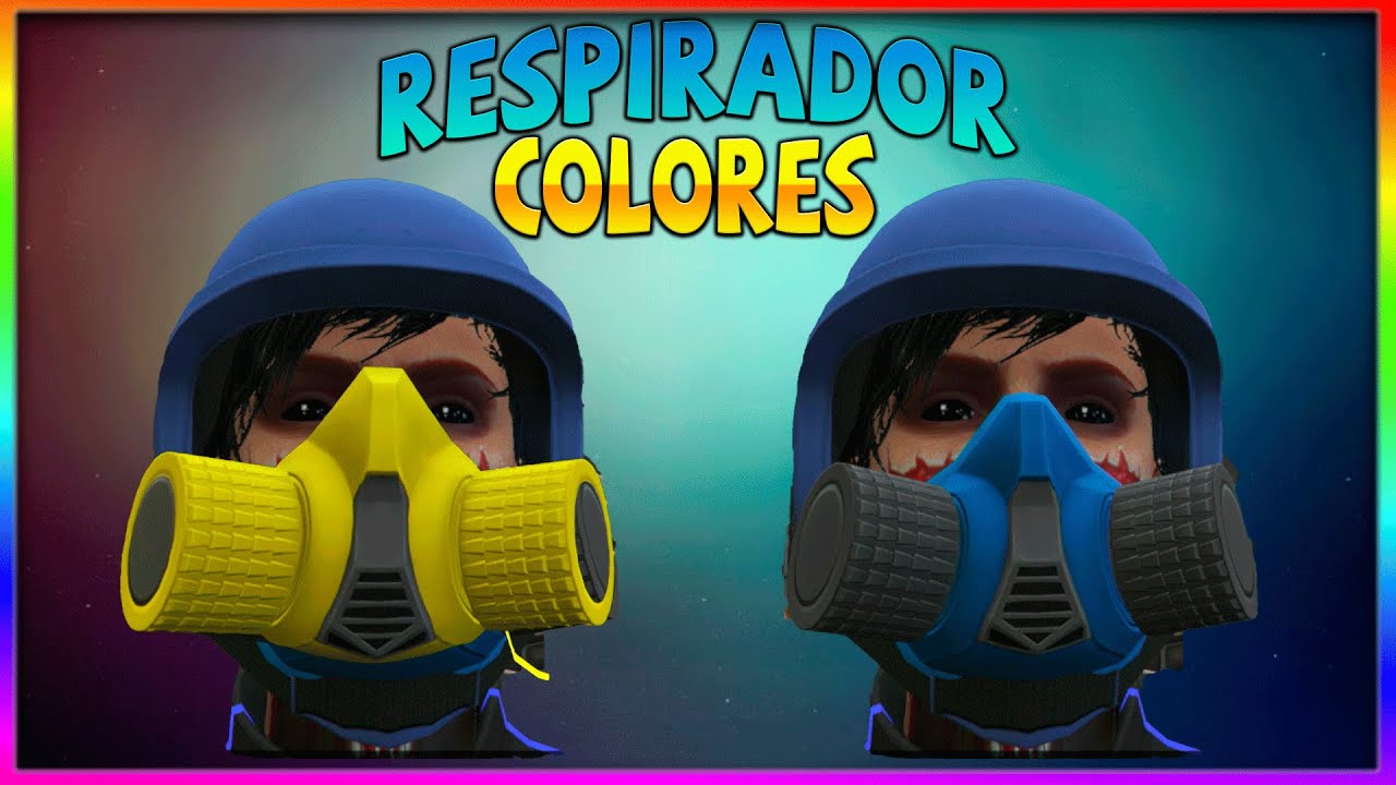 RESPIRADORES DE COLORES (TODOS)  GTA V ONLINE PS4/5 XBOX 1 PC