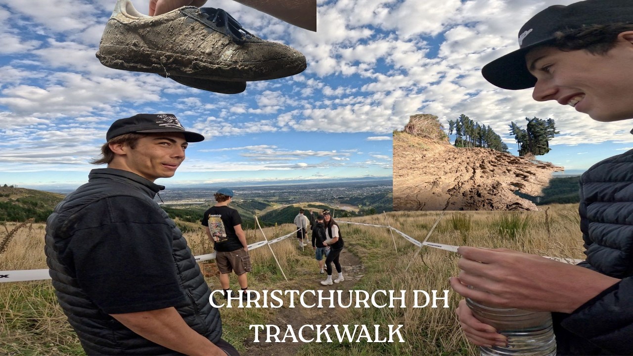 CRANKWORX Christchurch DH track walk! vlog