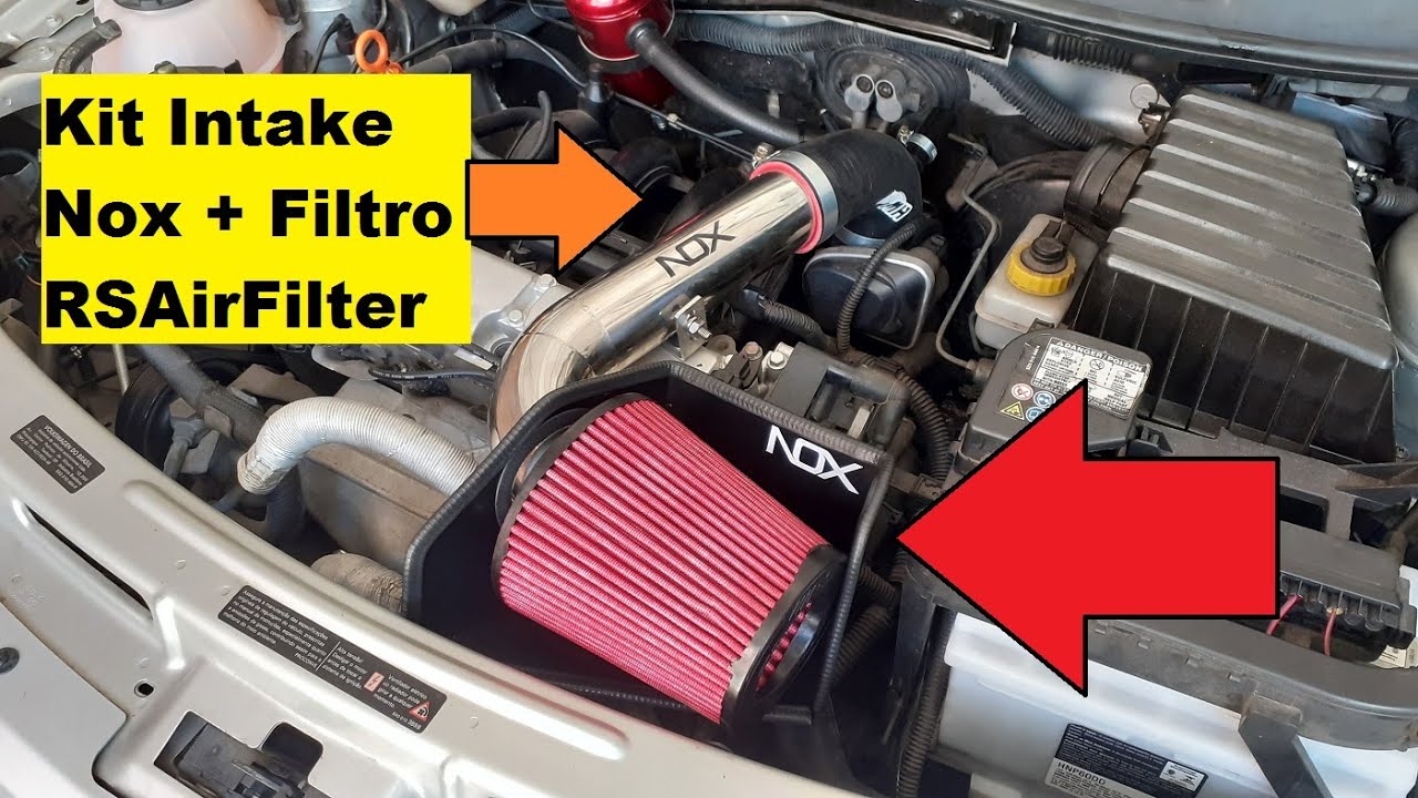 Voyage g5 com kit intake Nox e filtro esportivo rsairfilter