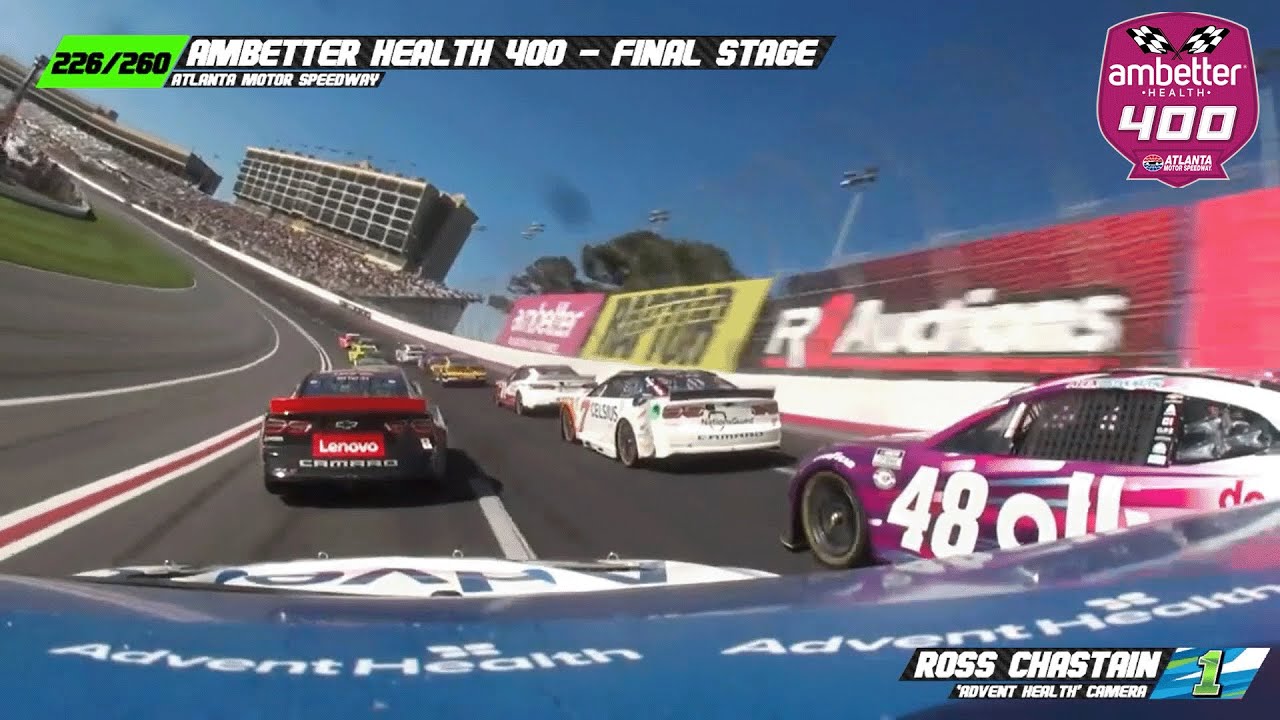 2023 NASCAR Ambetter Health 400 Atlanta Onboard Race