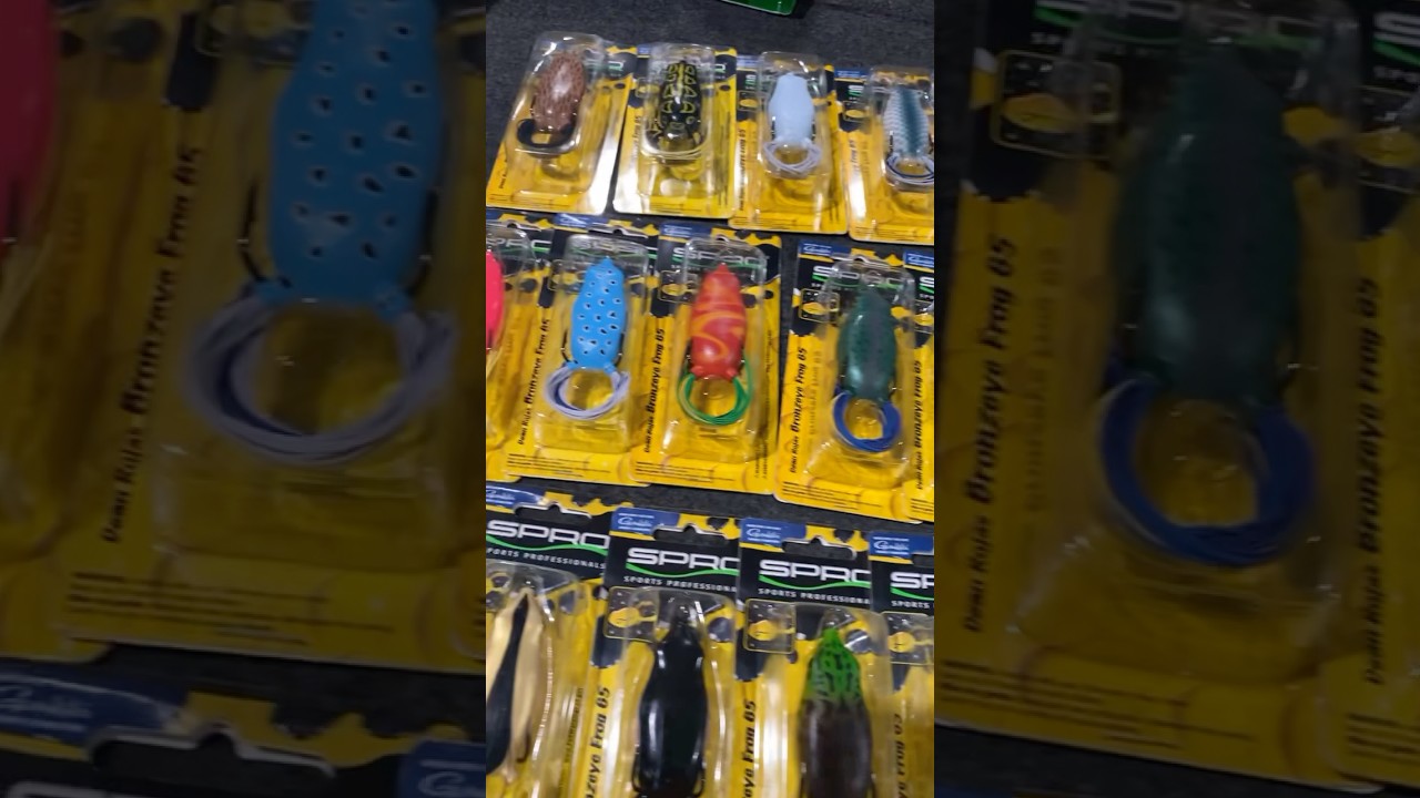 Every color of the Spro Bronzeye frog! #sprofishing #sprousa #bassfishing