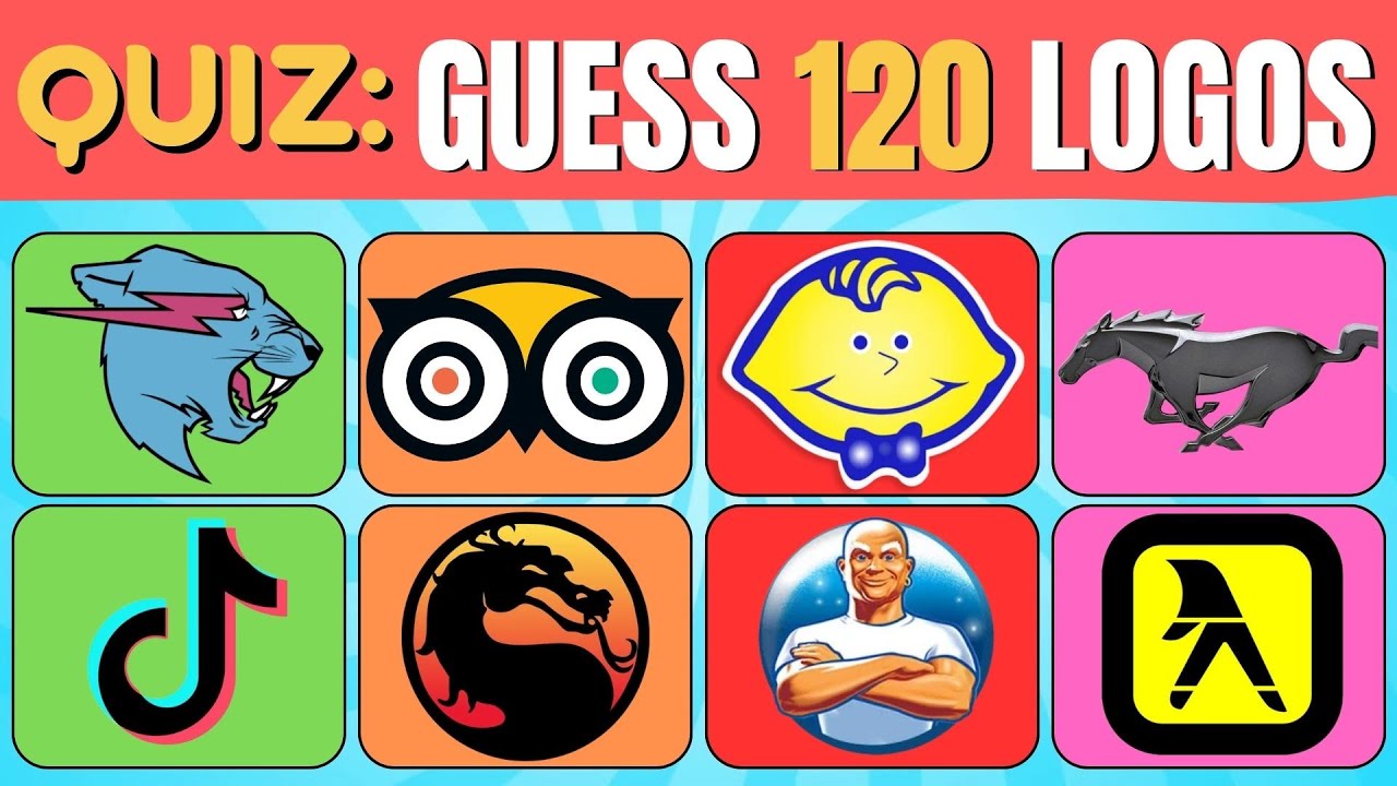 LOGO Quiz - Can you name the company? - 4 Stages: EASY ¦ MEDIUM ¦ HARD ¦ IMPOSSIBLE