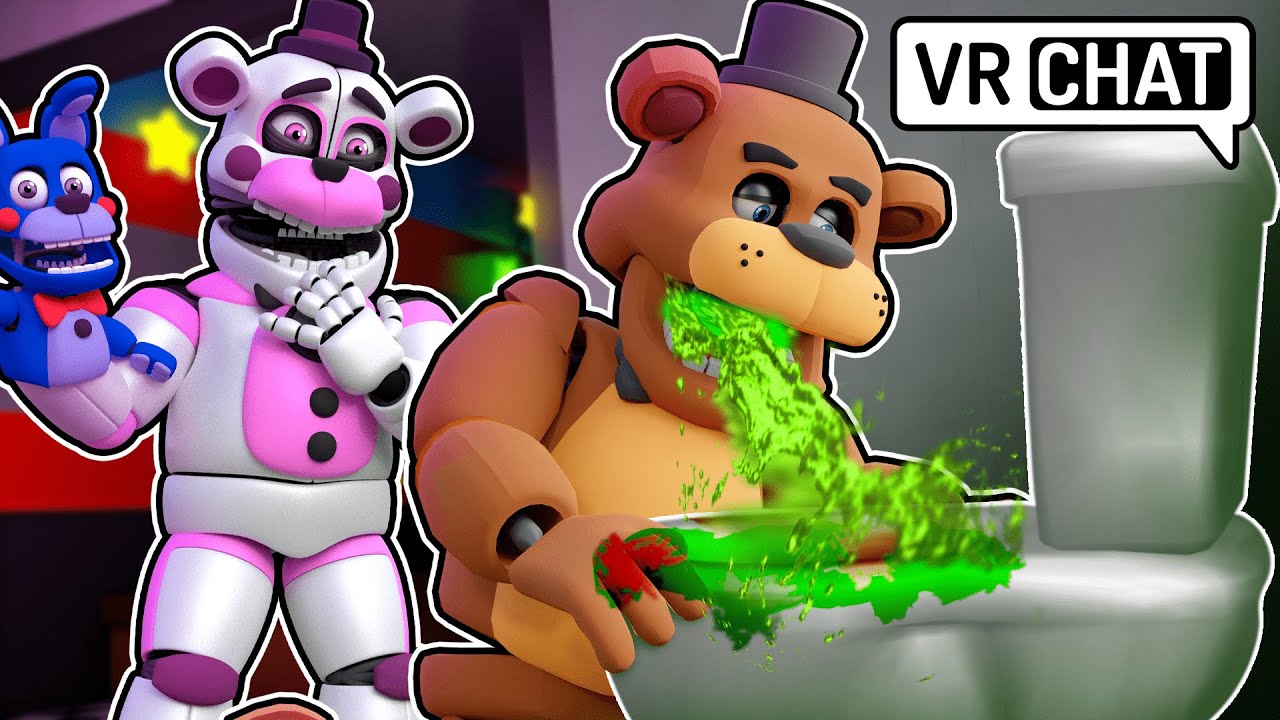 Freddy Fazbear Gets FOOD POISONING in VRCHAT