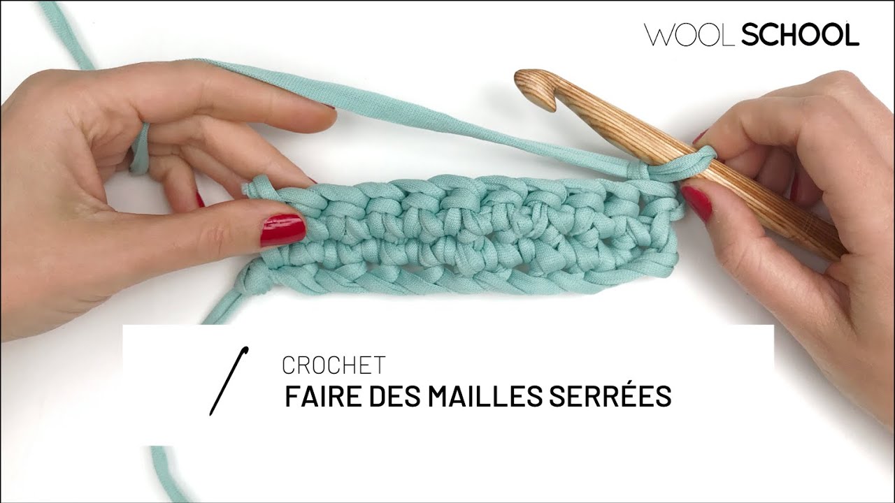 Faire maille serr&eacute;e crochet [Tuto crochet]