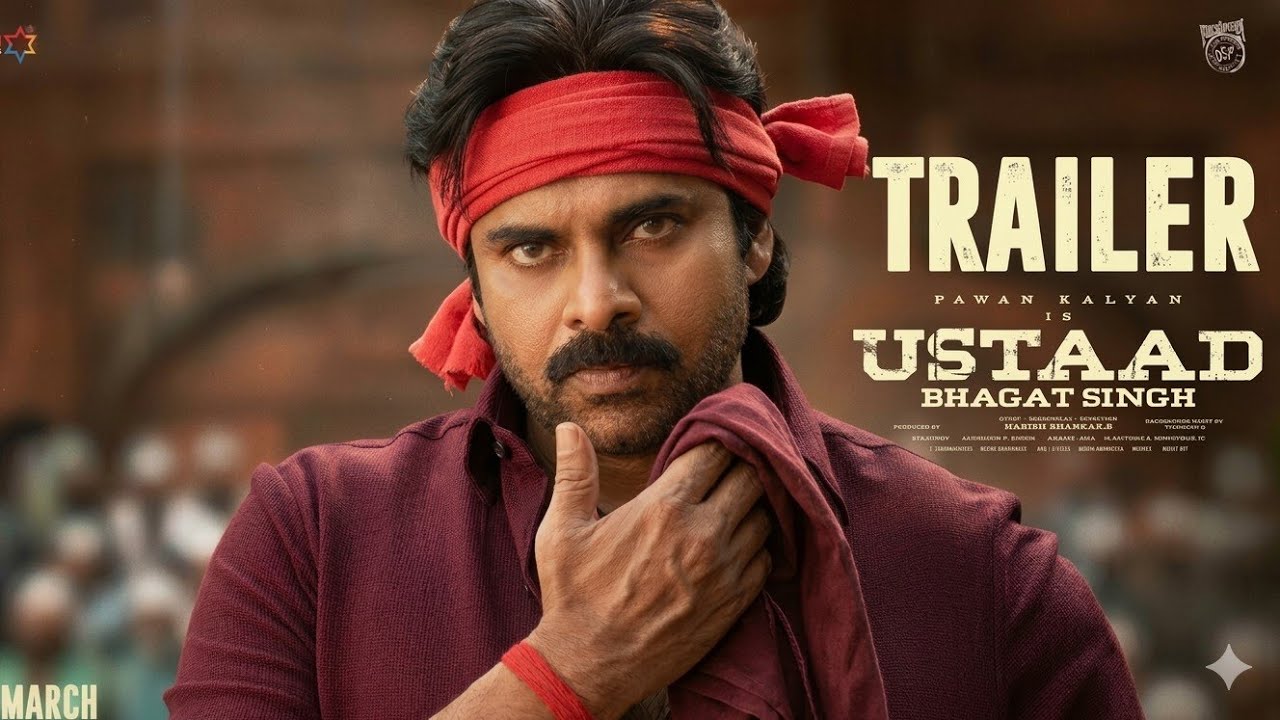 Ustaad Bhagat Singh Trailer | Power star Pawan Kalyan | Harish Shankar | Sree Leela | Rashikanna