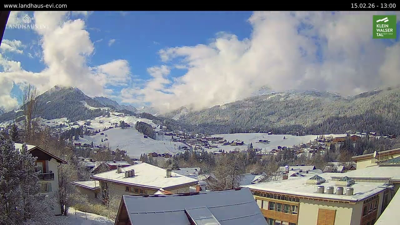15.02.26 - Blick auf den Ifen - Landhaus Evi, Riezlern/Kleinwalsertal