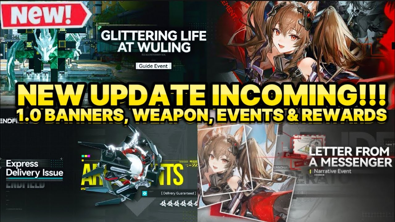 NEW UPDATE INCOMING!!! GILBERTA BANNER TOMORROW + 3 EVENTS & BIG REWARDS! [Arknights: Endfield]
