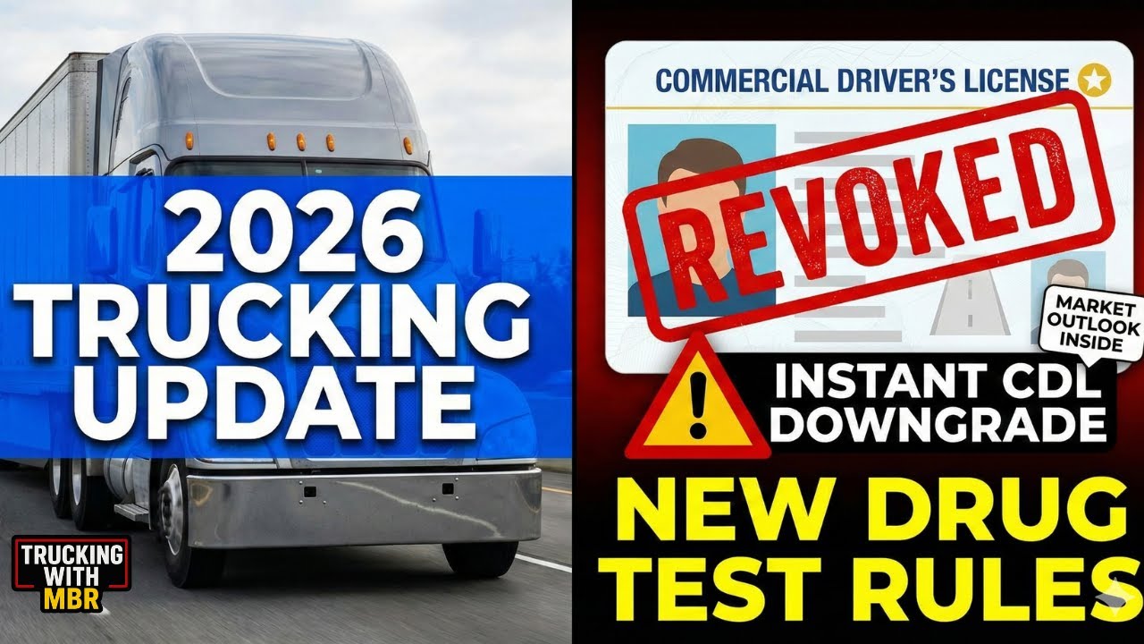 CDL REVOKED Instantly? The New 2026 Rules Every Driver Must Know